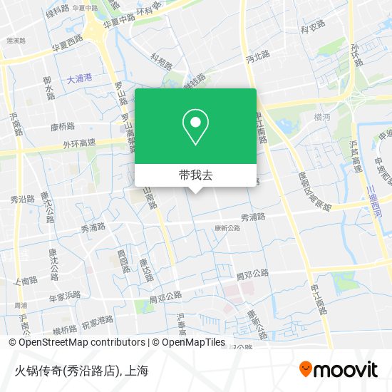 火锅传奇(秀沿路店)地图