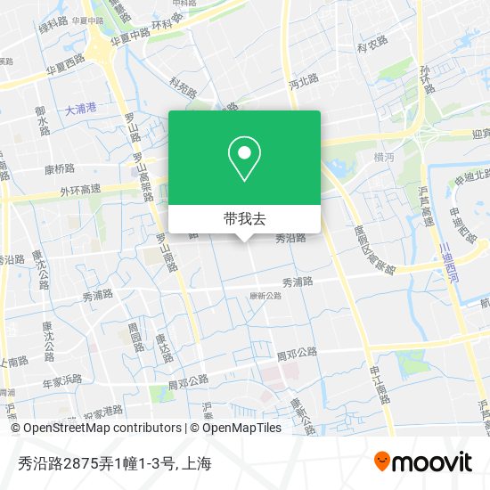 秀沿路2875弄1幢1-3号地图