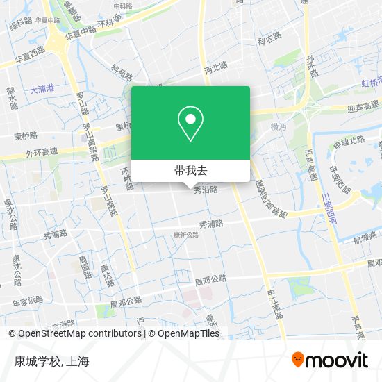 康城学校地图