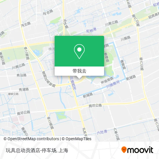 玩具总动员酒店-停车场地图