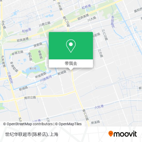 世纪华联超市(陈桥店)地图