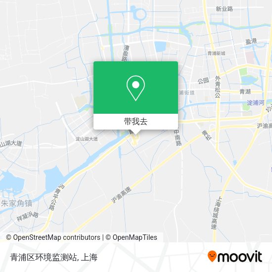 青浦区环境监测站地图