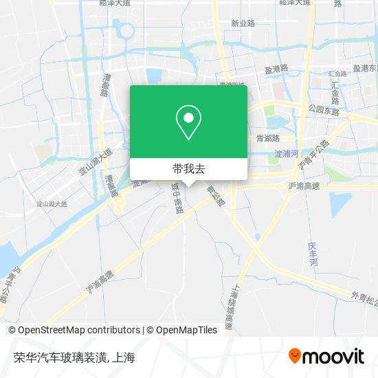 荣华汽车玻璃装潢地图