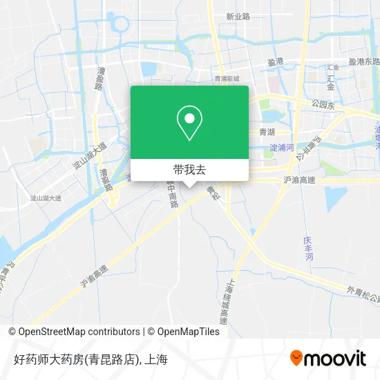 好药师大药房(青昆路店)地图