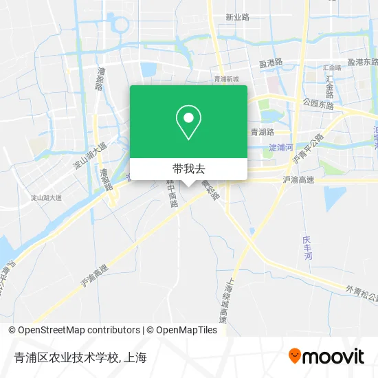 青浦区农业技术学校地图