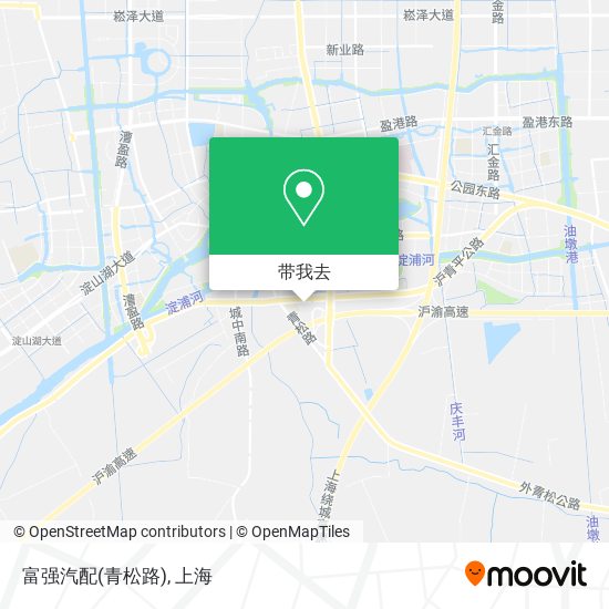 富强汽配(青松路)地图