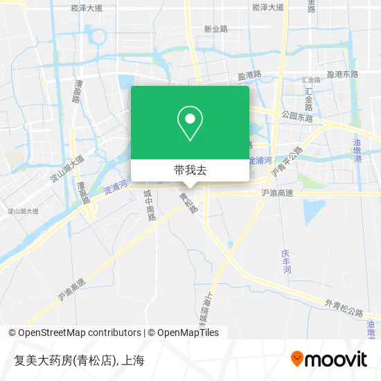 复美大药房(青松店)地图