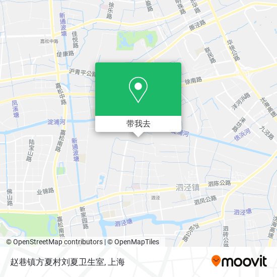 赵巷镇方夏村刘夏卫生室地图