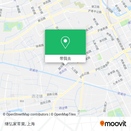 继弘家常菜地图