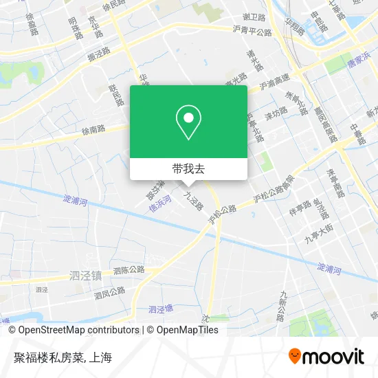 聚福楼私房菜地图