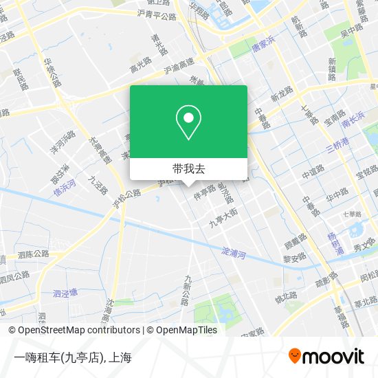 一嗨租车(九亭店)地图