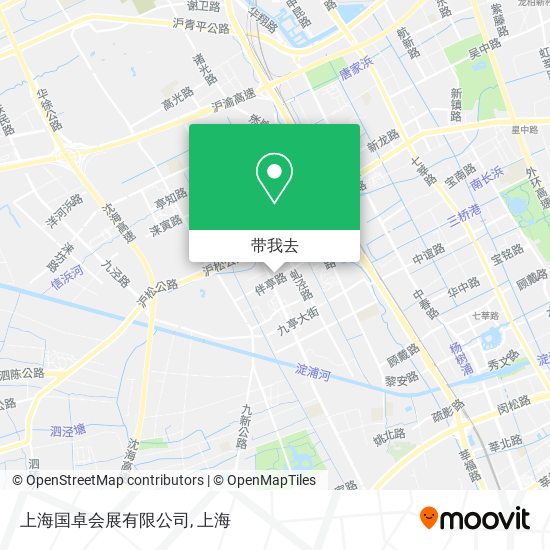 上海国卓会展有限公司地图