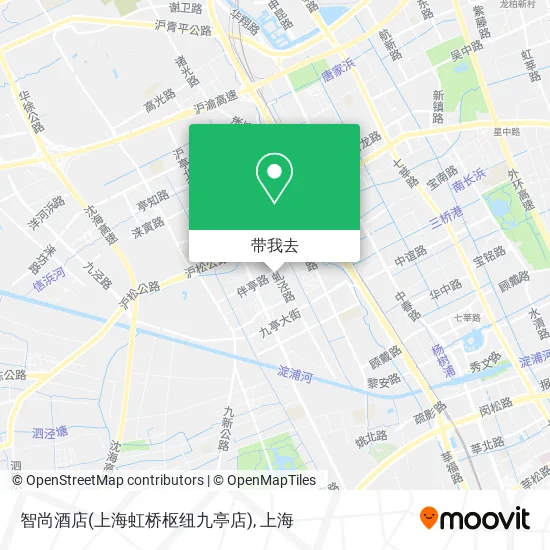 智尚酒店(上海虹桥枢纽九亭店)地图