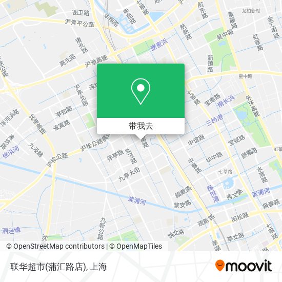 联华超市(蒲汇路店)地图