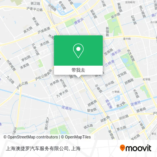 上海澳捷罗汽车服务有限公司地图