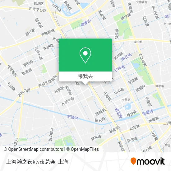 上海滩之夜ktv夜总会地图