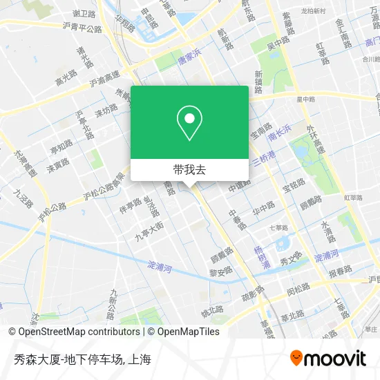 秀森大厦-地下停车场地图