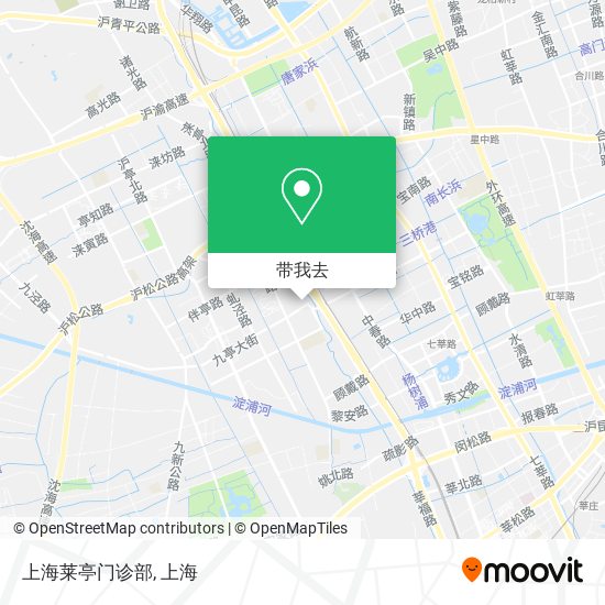 上海莱亭门诊部地图