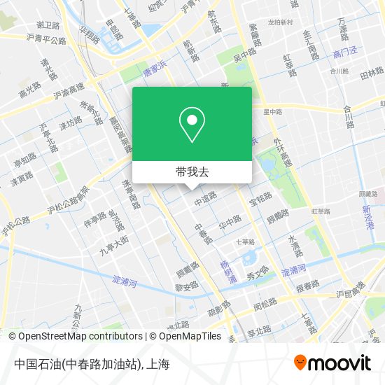 中国石油(中春路加油站)地图