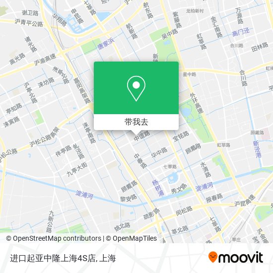 进口起亚中隆上海4S店地图