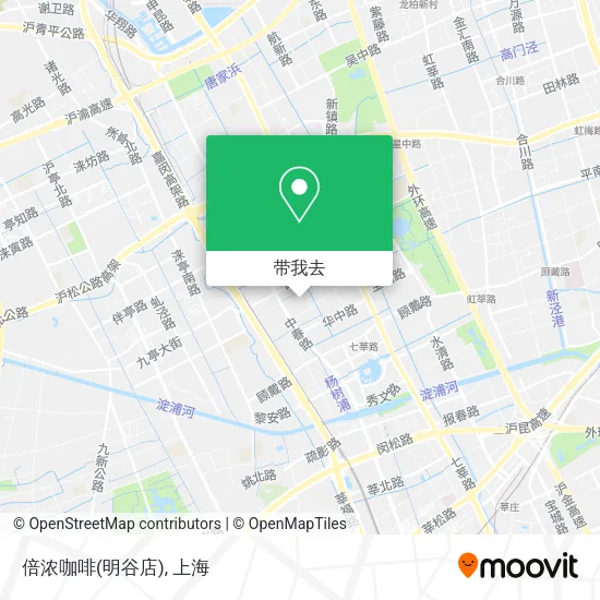 倍浓咖啡(明谷店)地图
