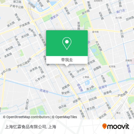 上海忆霖食品有限公司地图