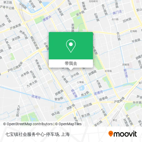 七宝镇社会服务中心-停车场地图