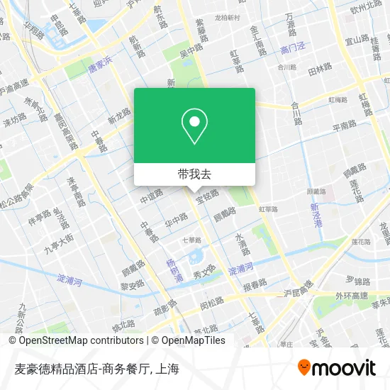 麦豪德精品酒店-商务餐厅地图