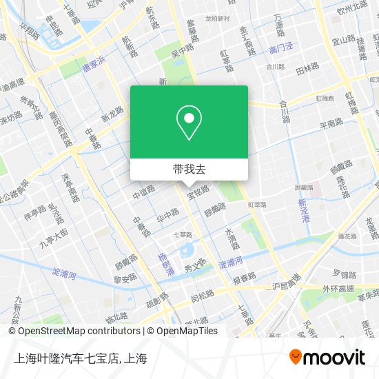 上海叶隆汽车七宝店地图