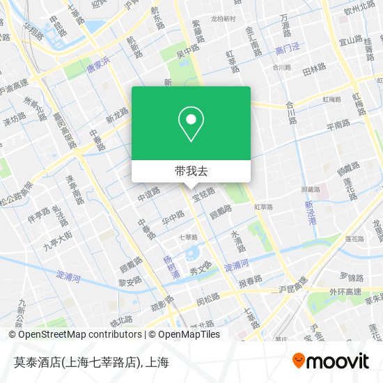 莫泰酒店(上海七莘路店)地图