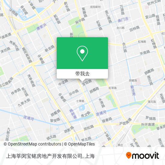 上海莘闵宝铭房地产开发有限公司地图