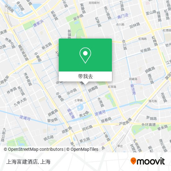 上海富建酒店地图