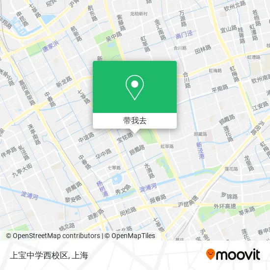 上宝中学西校区地图