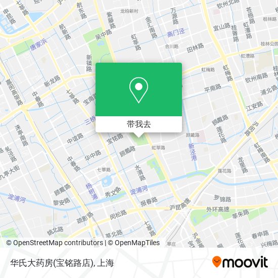 华氏大药房(宝铭路店)地图