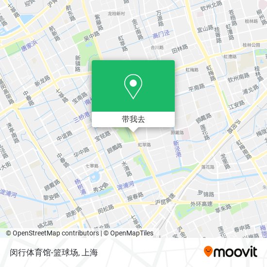 闵行体育馆-篮球场地图