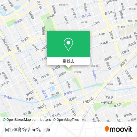 闵行体育馆-训练馆地图