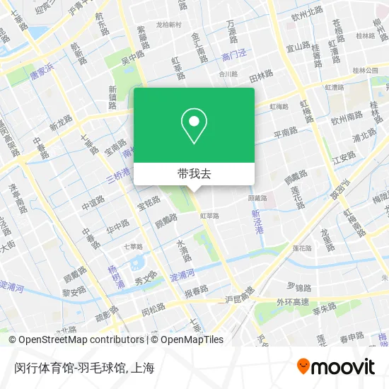 闵行体育馆-羽毛球馆地图