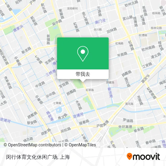 闵行体育文化休闲广场地图