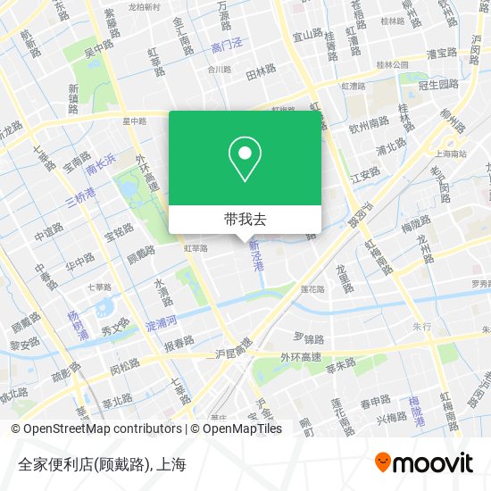 全家便利店(顾戴路)地图