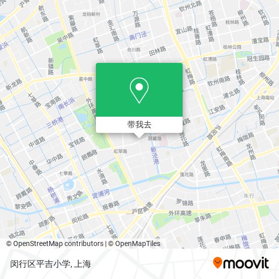 闵行区平吉小学地图
