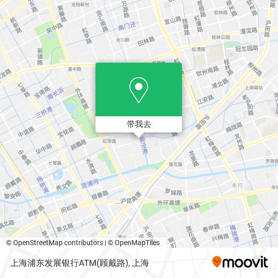 上海浦东发展银行ATM(顾戴路)地图