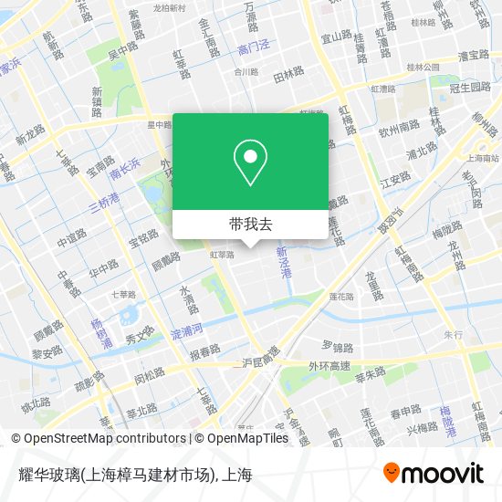 耀华玻璃(上海樟马建材市场)地图