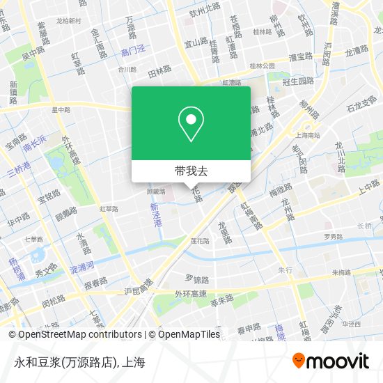 永和豆浆(万源路店)地图