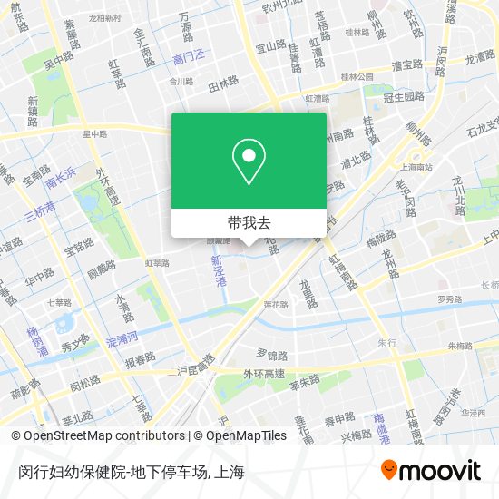 闵行妇幼保健院-地下停车场地图