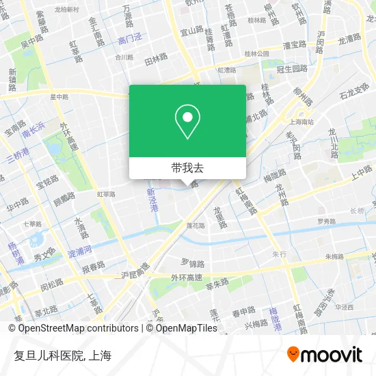 复旦儿科医院地图