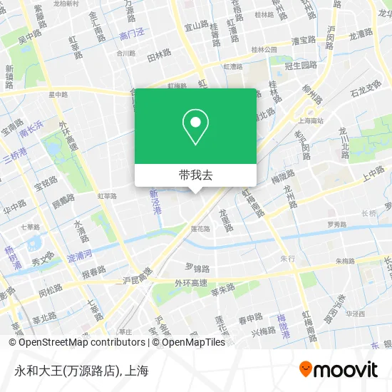 永和大王(万源路店)地图