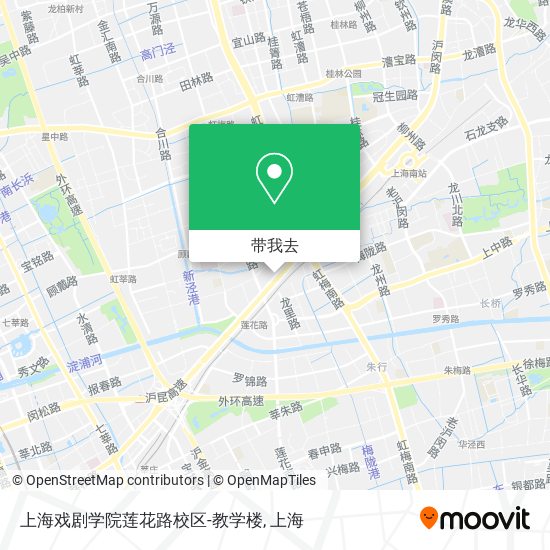 上海戏剧学院莲花路校区-教学楼地图