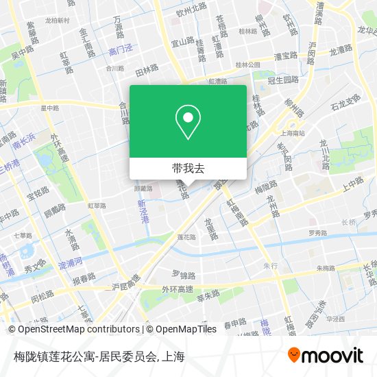 梅陇镇莲花公寓-居民委员会地图