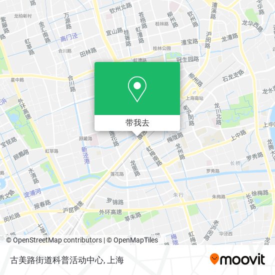 古美路街道科普活动中心地图