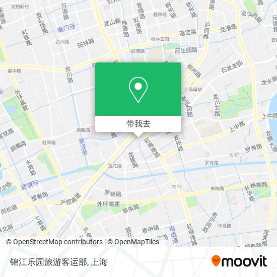 锦江乐园旅游客运部地图